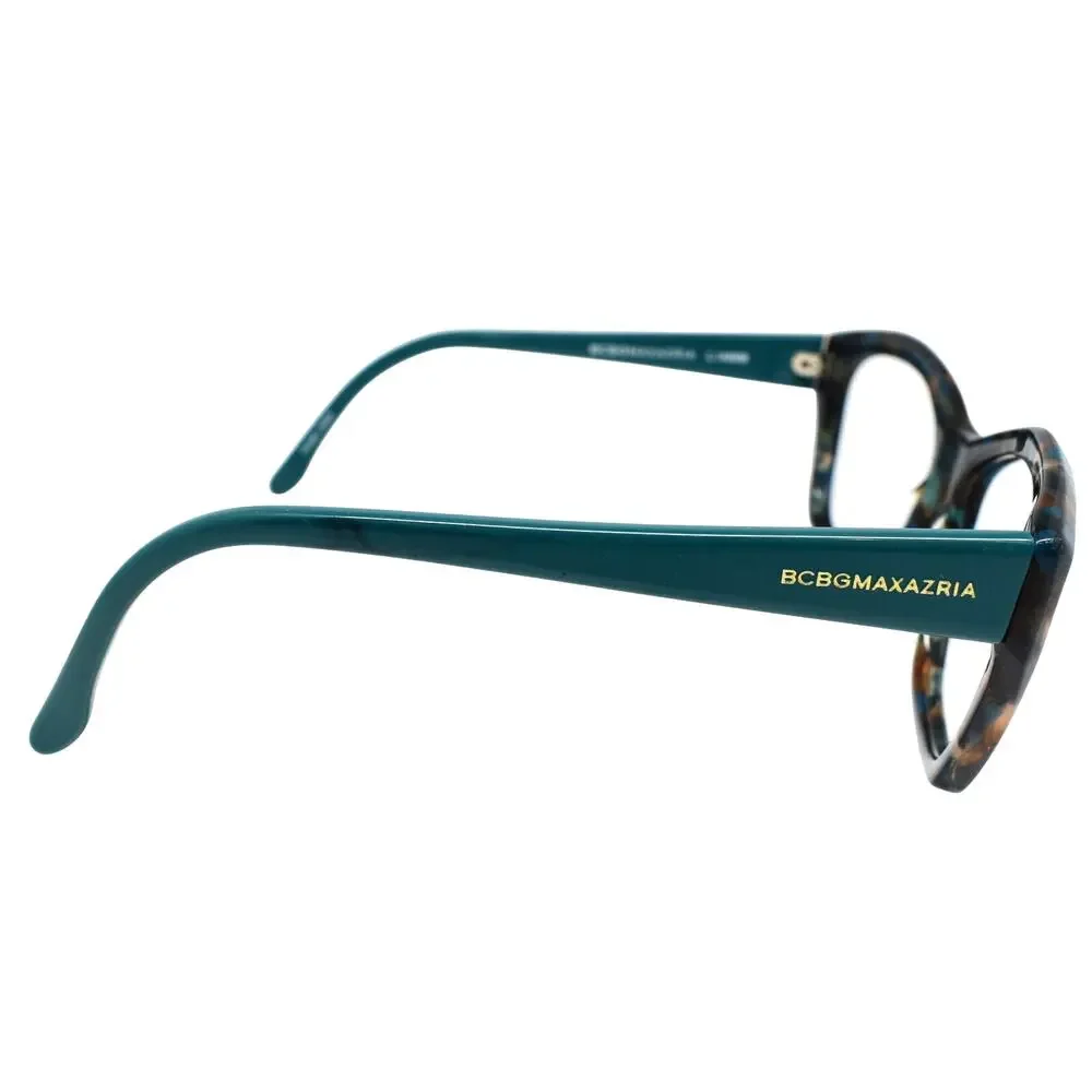 BCBGMAXAZRIA Admire Teal Multi 57-17-140mm Sunglass / Eyeglass FRAMES ONLY -GOOD